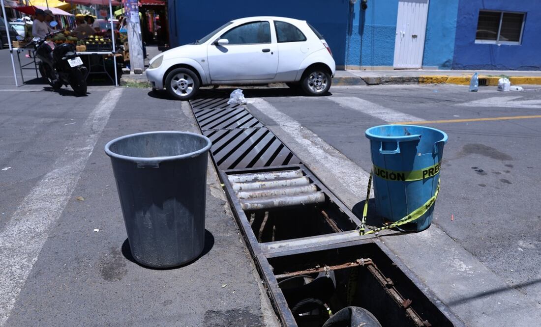 Vecinos reportan olor a combustible que presenta la colonia la cuchilla del tesoro en la alcaldía GAM. Foto : Fernanda Rojas / EL UNIVERSAL