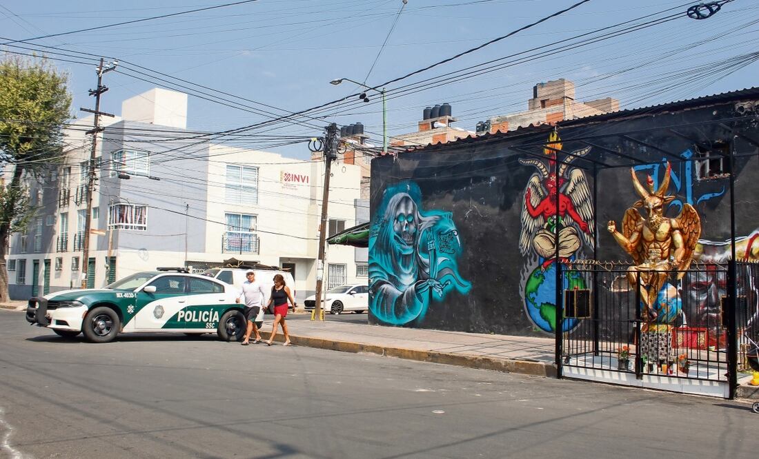 Ante las recientes balaceras, se ha incrementado la presencia policial en la colonia Morelos Foto: Francisco Rodríguez / EL UNIVERSAL