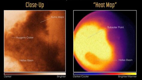 Telescopio James Webb capta las primeras imágenes de Marte 