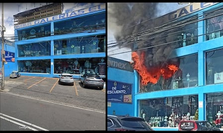 FOTOS. El antes y después del fuerte incendio en San Jerónimo; así lucía el edificio dañado