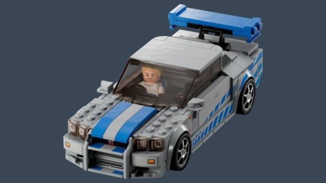 El nuevo Lego Speed ​​Champions viene con una figura de Brian O'Conner y de un R34 Nissan GT-R 