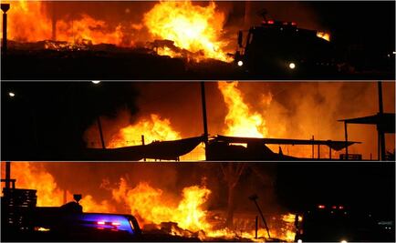 Controlan incendio en Central de Abastos de Puebla