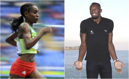 Usain Bolt y Almaz Ayana, atletas mundiales del año