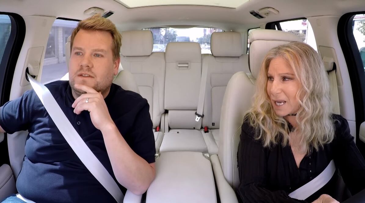 La intérprete de Woman in Love confesó que reprobó la prueba tres veces (Crédito: YouTube / The Late Late Show with James Corden)