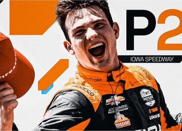 Pato O’Ward terminó segundo en la primera carrera del Premio de Iowa