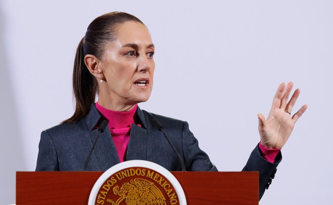Conferencia matutina de la presidenta Claudia Sheinbaum Pardo en Palacio Nacional. Foto: EFE