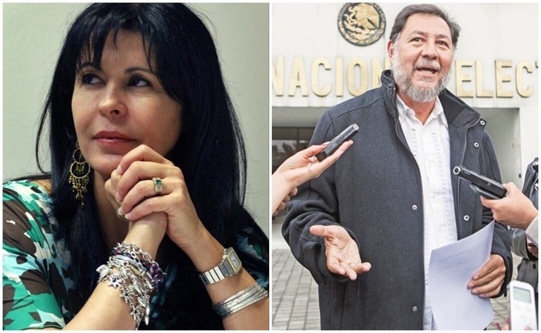 La actriz María Conchita Alonso y Gerardo Fernández Noroña (Foto: Archivo / EL UNIVERSAL)