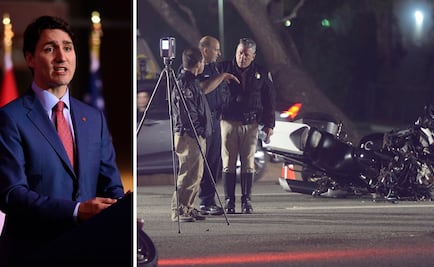 Accidente de la comitiva de Justin Trudeau en EU deja 3 heridos