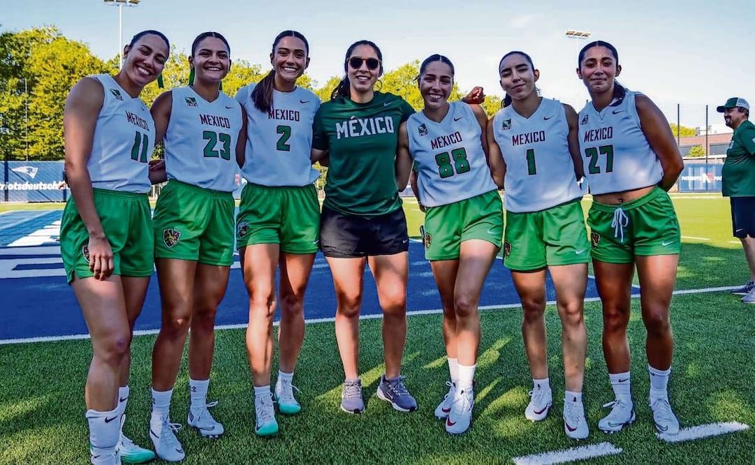 Saben que hay mucha gente que, a lo lejos, las apoya en los torneos. Foto: SELECCIÓN NACIONAL DE FLAG FOOTBALL