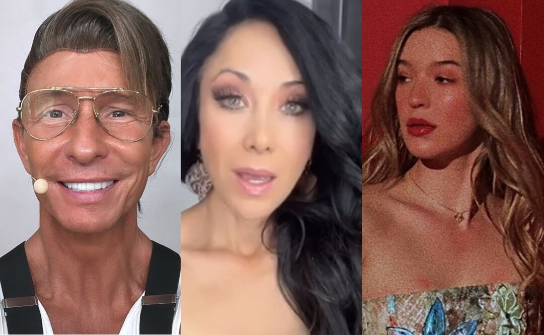 Erik Rubín, Mía y Mónica Noguera. Foto: Instagram oficial.