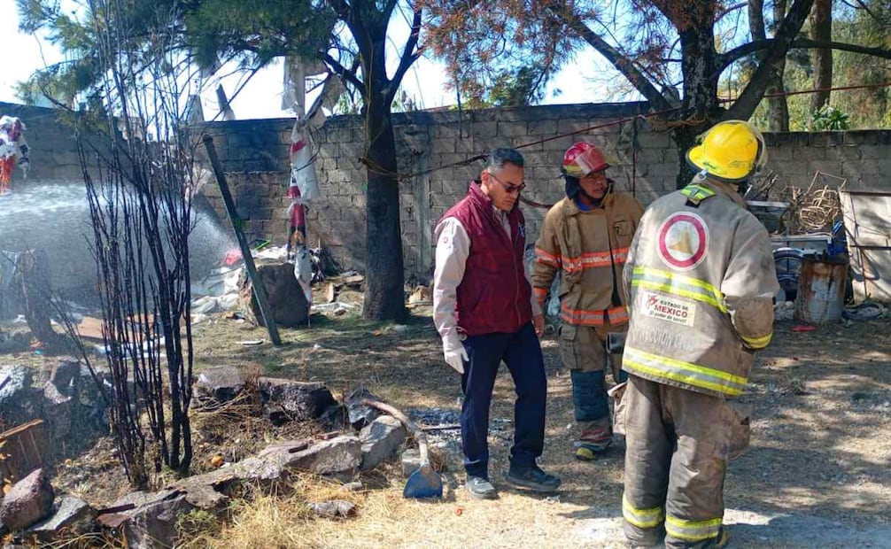 Pirotecnia provoca explosión de una vivienda en Tultepec, Edomex (02/02/2026). Foto: Especial