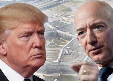 Trump vs. Bezos: enfrentados por un millonario contrato del Pentágono