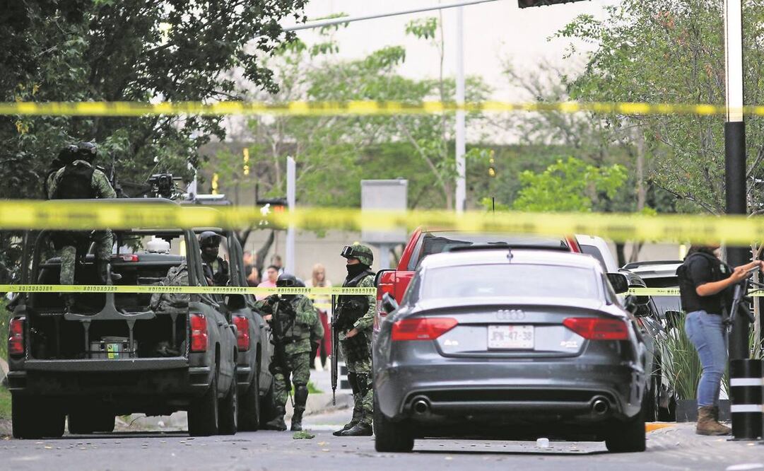 La tarde de este domingo, una balacera ocurrida en la zona de Andares en Zapopan, Jalisco, dejó como saldo una persona muerta y seis heridas. FOTO: ULISES RUIZ. AFP