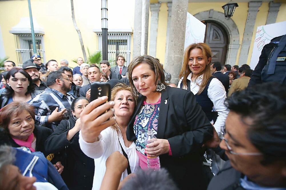 Xóchitl Gálvez dijo que recortó 1.2 millones de pesos al presupuesto de servic io s urbanos, como parte de los ajustes para pagar la deuda (ARCHIVO EL UNIVERSAL)