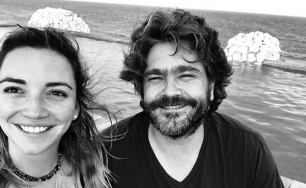 Regina Blandón disfruta la Navidad junto a Martín Altomaro