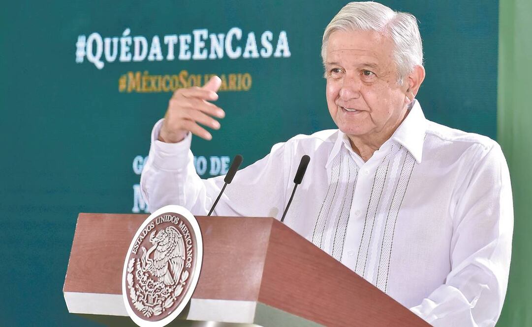 Andrés Manuel López Obrador supervisó la construcción del drenaje Bacurimí. Foto: PRESIDENCIA
