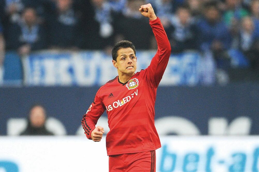 Esta campaña Javier Hernández marcó 17 goles en Liga (UWE SPECK. JAM MEDIA)