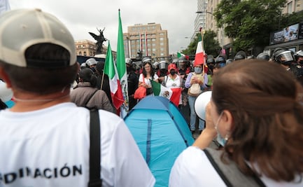 Gobierno de CDMX niega que a Frente anti AMLO se le impidió instalar plantón