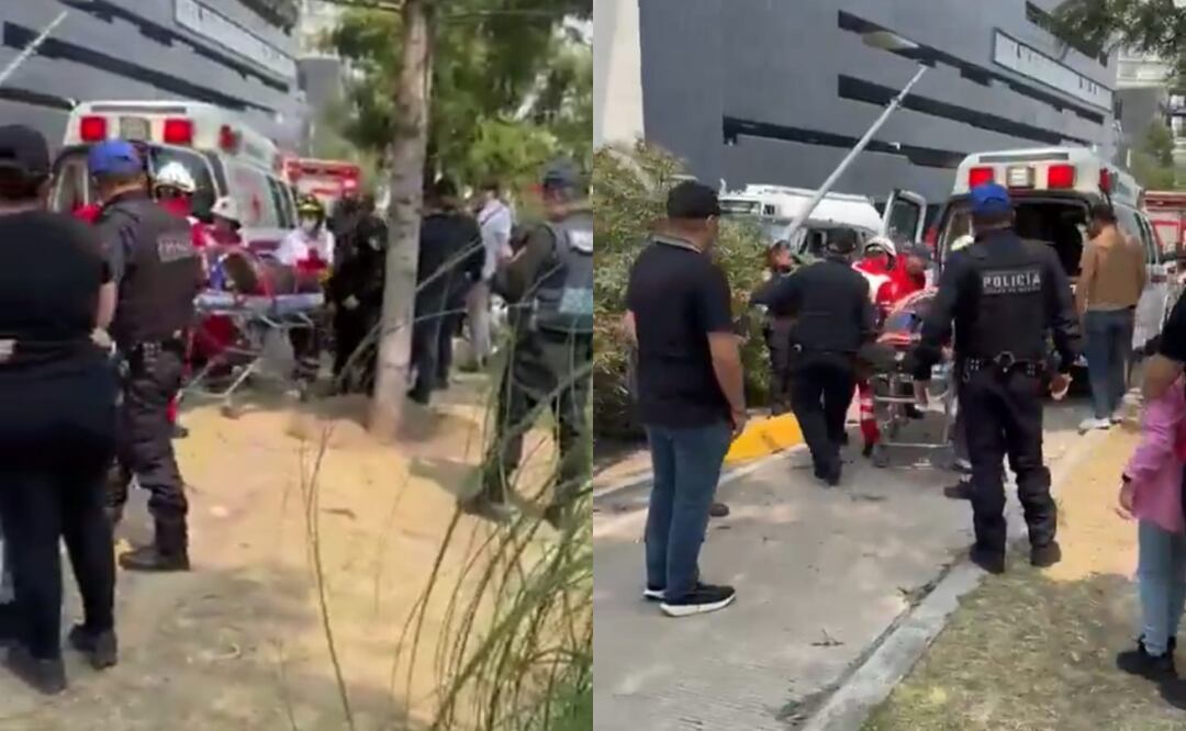 Reportan incendio en la zona de Santa Fe en la alcaldía Cuajimalpa de la CDMX (04/04/2025). Foto: Captura de video