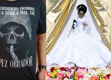 ¿Cuál es el origen de la Santa Muerte, imagen de culto que se utilizó en playera pro AMLO?