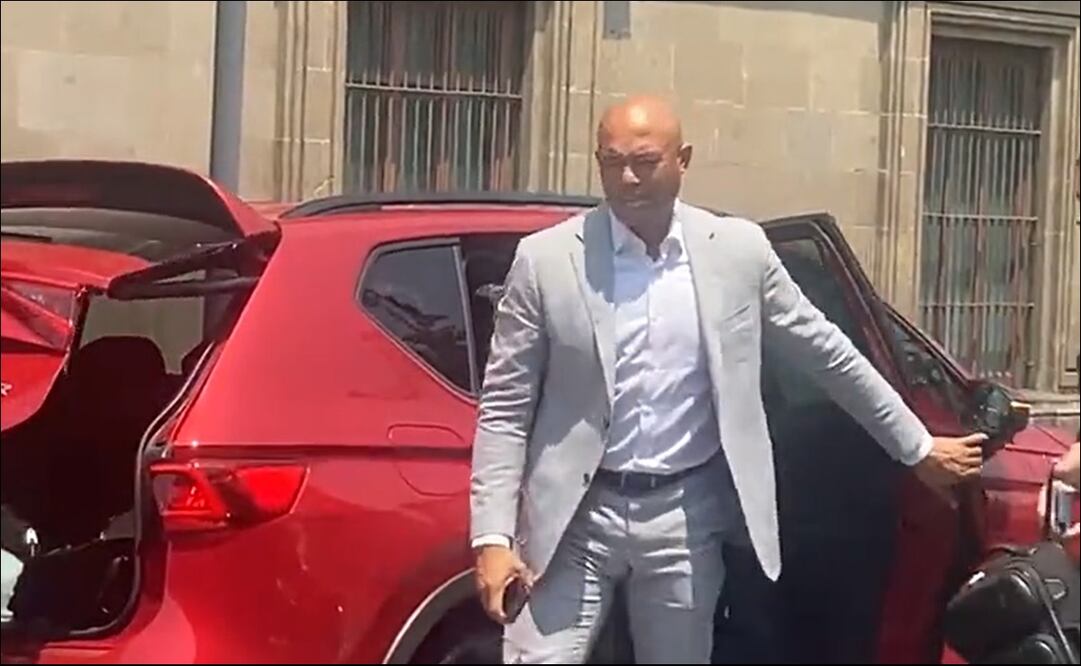 Mariano Rivera llega a Palacio Nacional - Foto: Especial