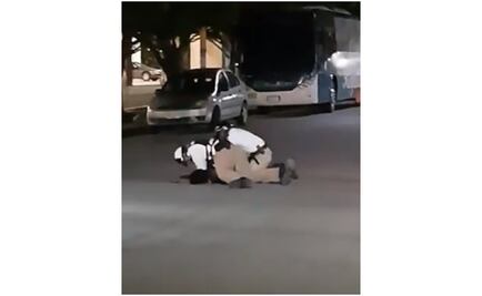 Captan a policías de Tránsito que agreden a motociclista en Cancún