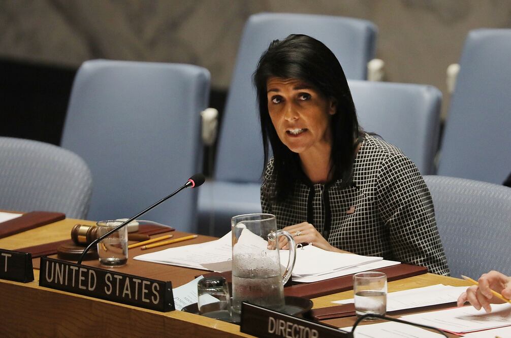 Nikki Haley, embajadora de EU ante la ONU (Foto: EFE)