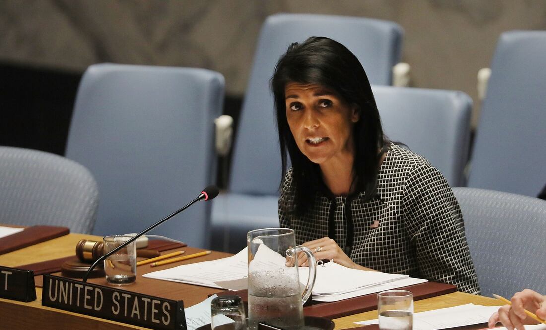 Nikki Haley, embajadora de EU ante la ONU (Foto: EFE)