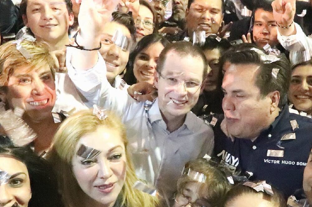 Estadísticas. Ricardo Anaya asegura que las cifras del Frente indican que “va muy bien”. (ARIEL OJEDA. EL UNIVERSAL)