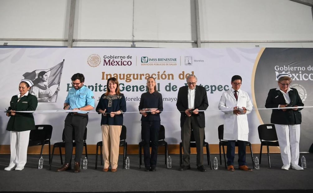 Inauguración del Hospital General de Jiutepec, Morelos. Foto: Presidencia de México