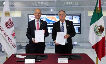 AICM y el C5 firman pacto de colaboración; instalan cámaras de seguridad en inmediaciones del aeropuerto