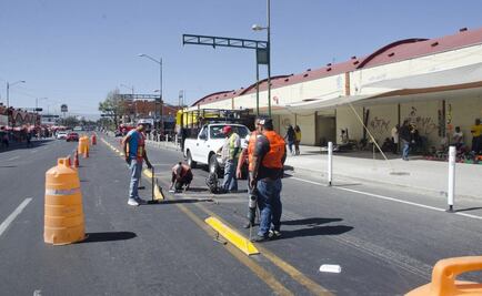 Inician operativo en Eje 1 Norte para quitar ambulantes del paso vehicular