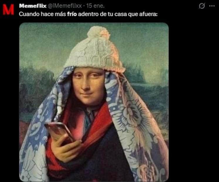 Los mejores memes que dejó el Frente Frío 29. Foto: Redes sociales