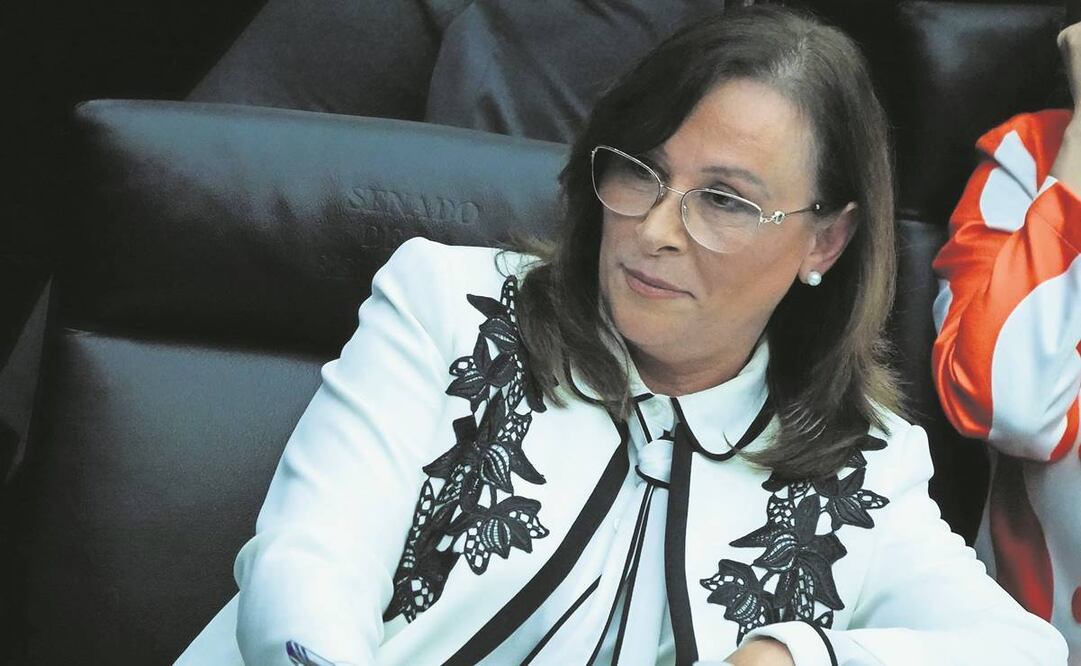 Rocío Nahle, titular de la Secretaría de Energía, compareció ante comisiones del Senado de la República. Foto: Galo Cañas/Cuartoscuro