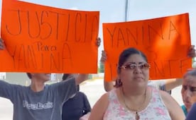 "Justicia para Yanina" exalumnos de la Academia Doenitz marchan en Tamaulipas; aseguran que es una víctima más