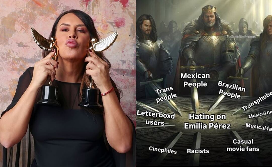 Karla Sofía Gascón reacciona a memes por “Emilia Pérez”. Foto: Redes sociales