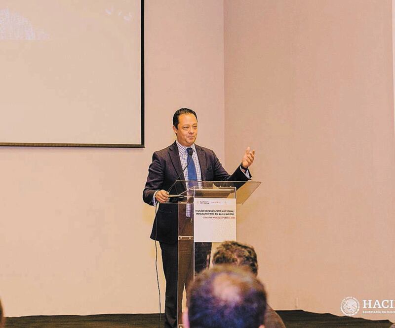 Invitado. Gabriel Yorio asistió en representación del titular de Hacienda a los festejos del 485 aniversario de la Casa de Moneda de México. Foto: CORTESÍA SHCP