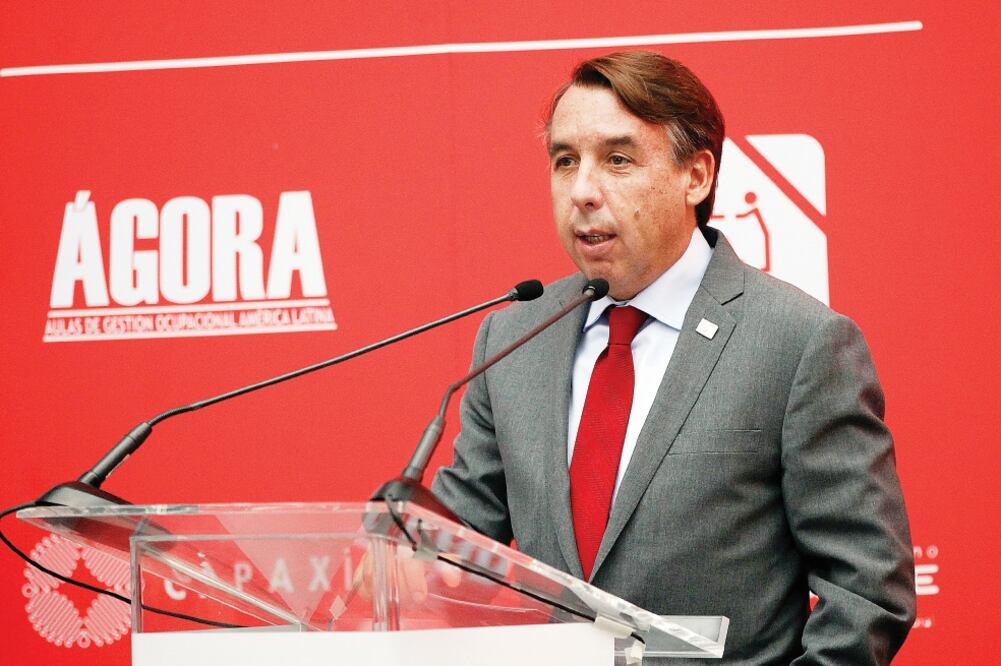 Emilio Azcárraga, presidente de Grupo Televisa, durante la presentación del programa “É nt ra le”, que promueve la inclusión de personas con discapacidad (JUAN CARLOS REYES. EL UNIVERSAL)