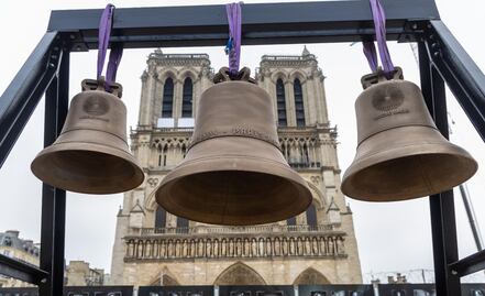 Notre Dame recibe la campana olímpica de París 2024 a un mes de su apertura