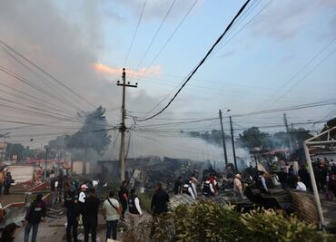 Un corto circuito habría generado incendio en campamento en Lindavista