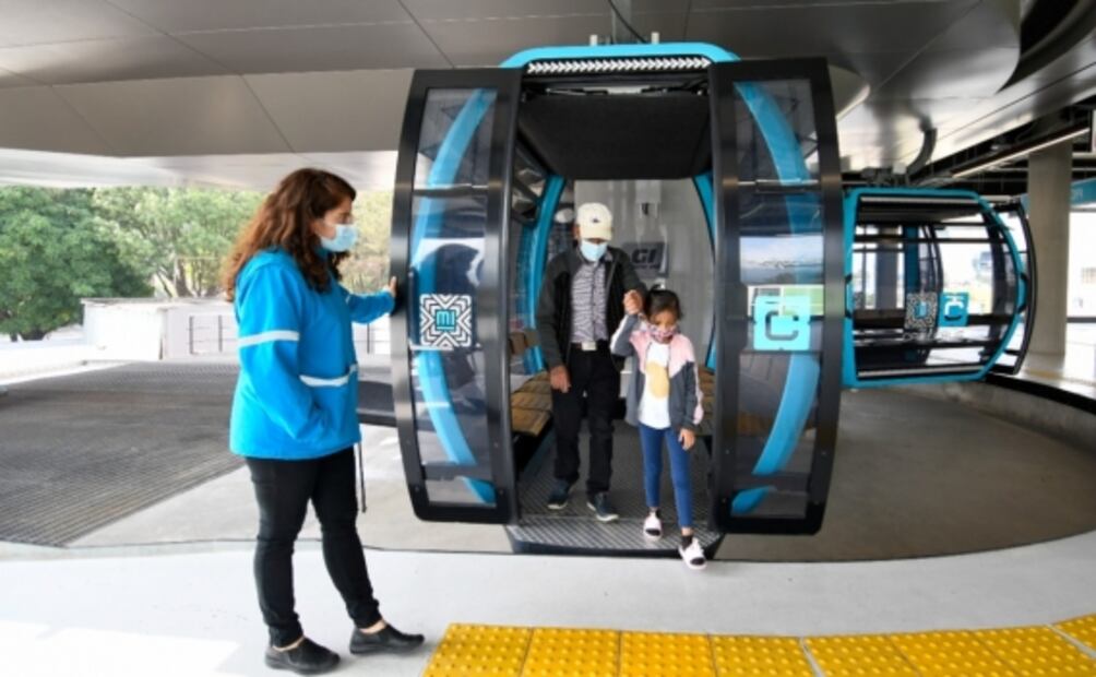 Previo a inauguración, realizan recorrido de demostración en la Línea 1 del Cablebús