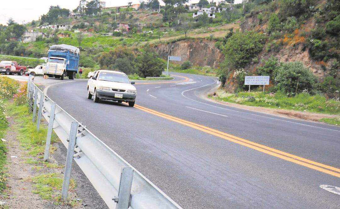 El mal estado de la red causa inseguridad al transitar la vía. Foto: Archivo/ EL UNIVERSAL