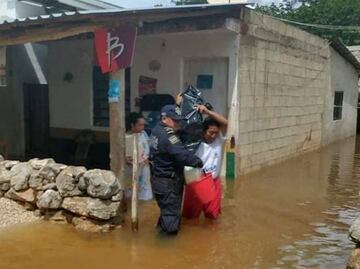 Identifican 64 comunidades al sur de Yucatán en riesgo por inundaciones