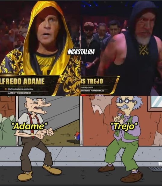 Memes de la pelea entre Alfredo Adame y Carlos Trejo. Foto: Facebook