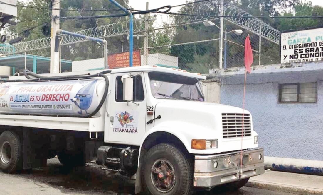 El Gobierno capitalino reiteró que de necesitarlo, se seguirán llevando pipas a aquellas colonias que no cuenten con agua de manera regular. Foto: ESPECIAL