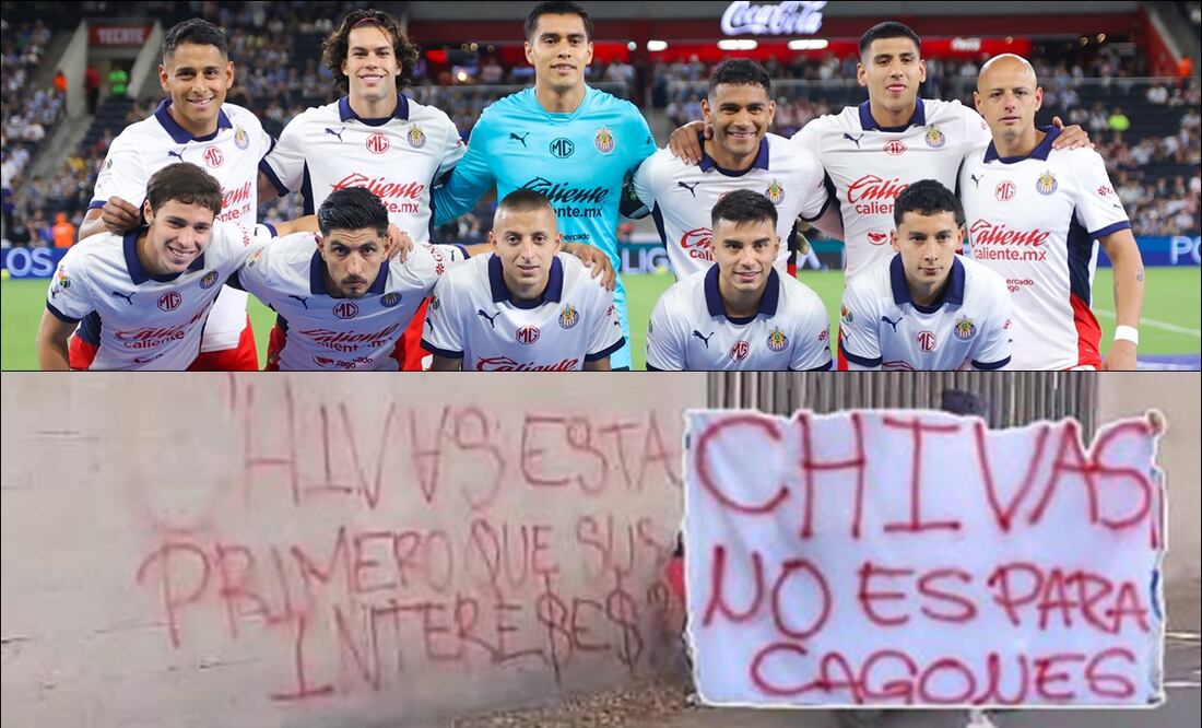 Afición de Chivas le reclama a su equipo por el mal momento que viven en Liga MX / Foto: Especiales