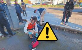 Le dan como piñata a un hombre y lo dejan tirado y lleno de chamoy en la Cuauhtémoc 