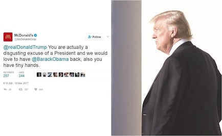 McDonald's investiga tuit que envió a Trump en que los trata de "repugnante"