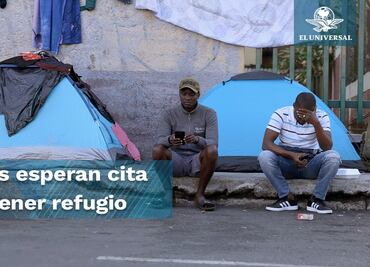 Albergue de Tláhuac saturado; migrantes haitianos viven en las calles porque ya no hay espacio