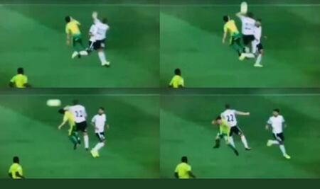 Defensa mexicano castigado severamente en España